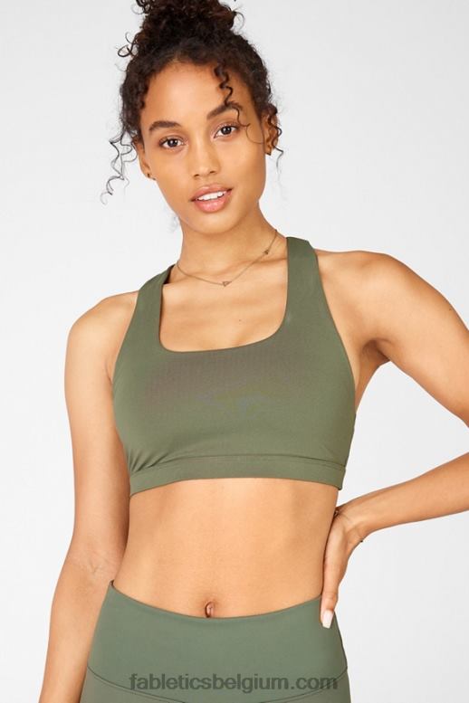 safari/woestijnroos vrouwen boost medium impact sportbeha 125 Fabletics LH20J1810