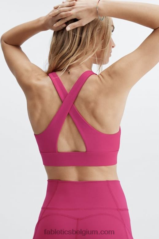 sangria vrouwen oasis twist sportbeha 108 Fabletics LH20J1716