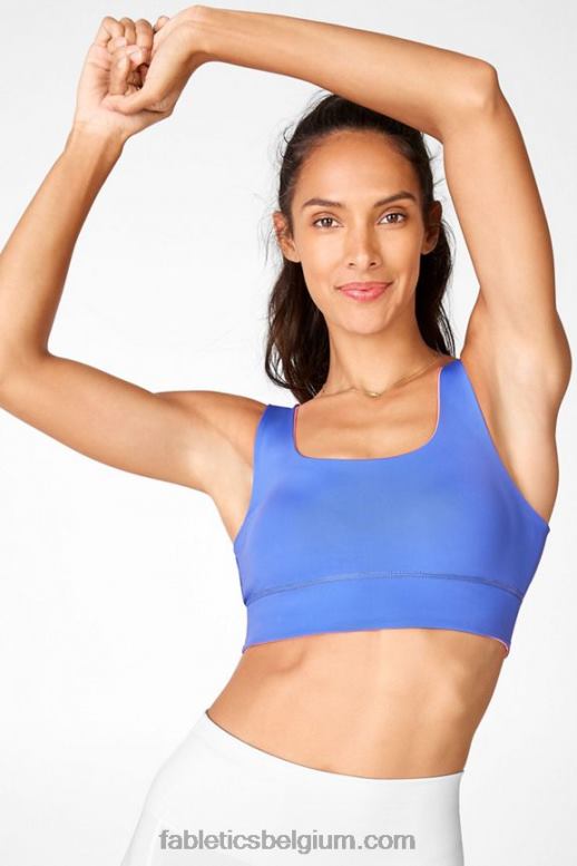 sorbet/baja vrouwen Harlow omkeerbare medium impact sportbeha Fabletics LH20J1875