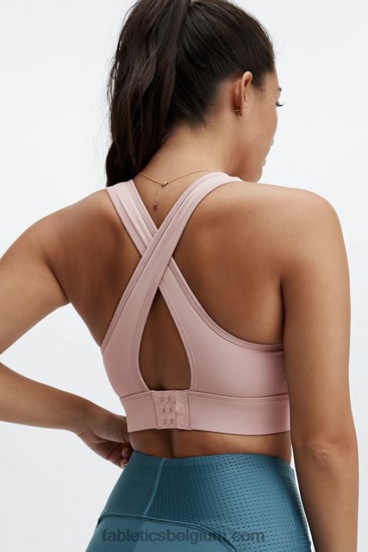 spoor stof vrouwen blare kruisrug medium impact sportbeha Fabletics LH20J1883