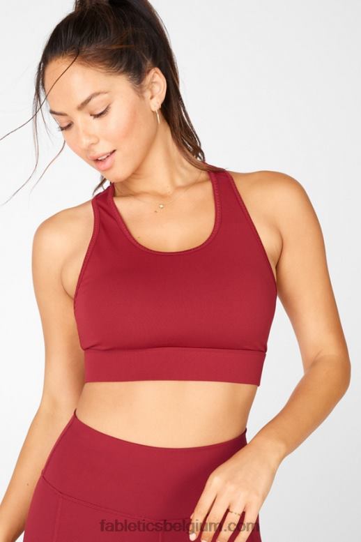 steen vrouwen medium impact sportbeha voor onderweg 117 Fabletics LH20J1770
