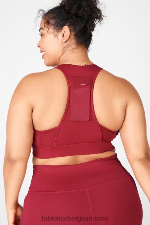 steen vrouwen medium impact sportbeha voor onderweg 118 Fabletics LH20J1771