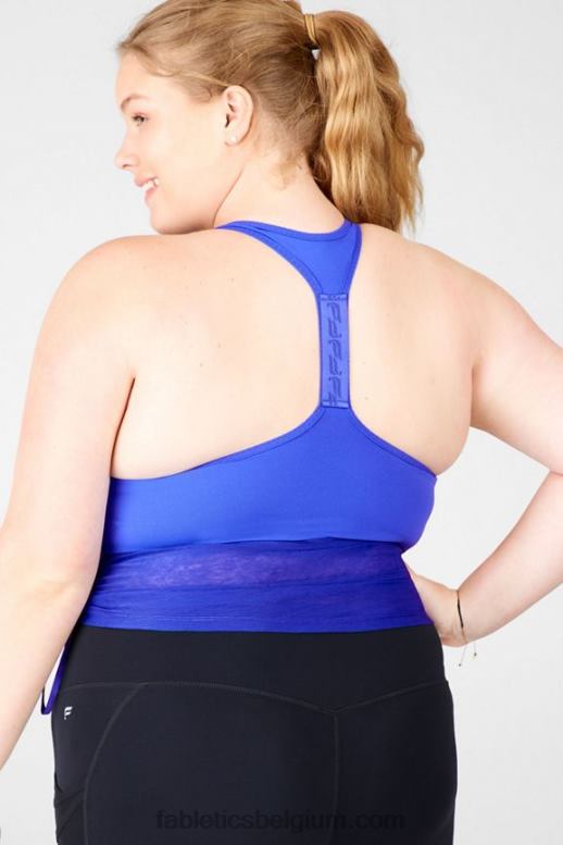 supernova-logo vrouwen Ryan midi-sportbeha met logo Fabletics LH20J1929