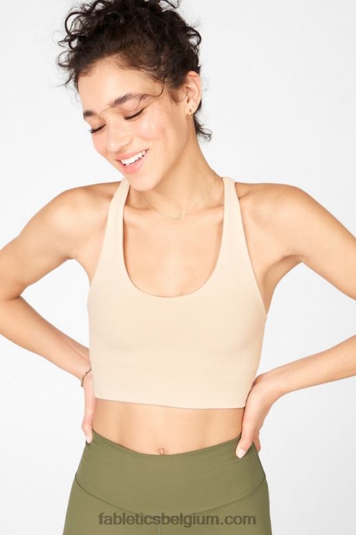 tapioca vrouwen simone sculptgebreide midi-bh Fabletics LH20J1916