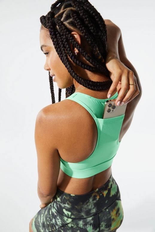 tropisch water vrouwen medium impact sportbeha voor onderweg 116 Fabletics LH20J1762