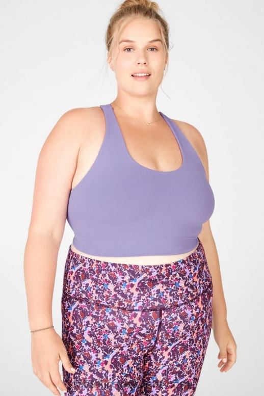 viooltje vrouwen simone sculptgebreide midi-bh Fabletics LH20J1938