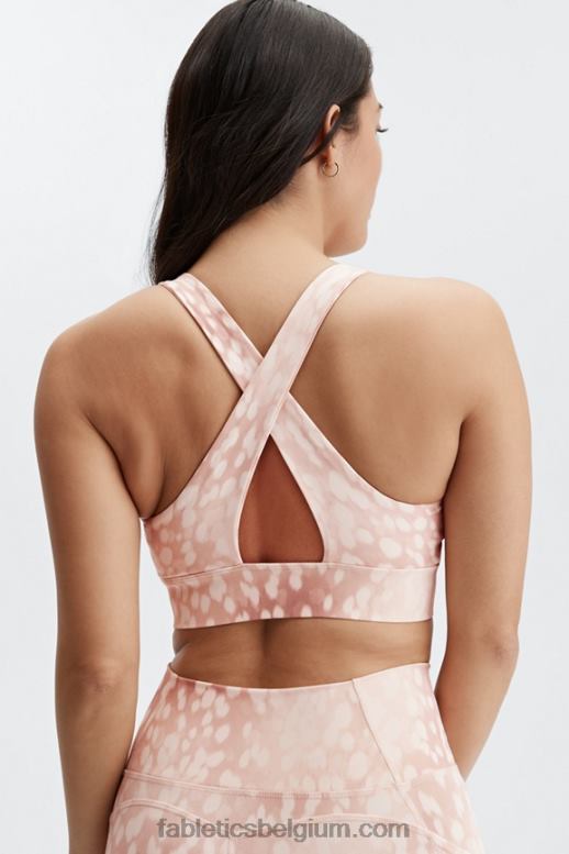 zand gespot vrouwen oasis twist sportbeha 108 Fabletics LH20J1718