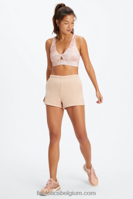 zand gespot vrouwen oasis twist sportbeha 108 Fabletics LH20J1718
