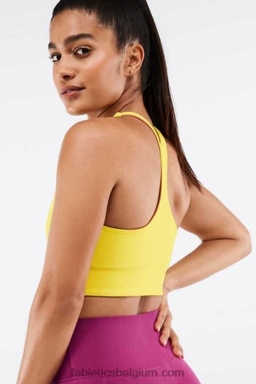 zonnebloem/zeer bes vrouwen simone sculptknit omkeerbare sportbeha Fabletics LH20J1864