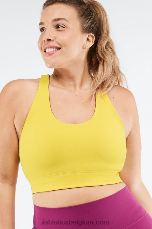 zonnebloem/zeer bes vrouwen simone sculptknit omkeerbare sportbeha Fabletics LH20J1865