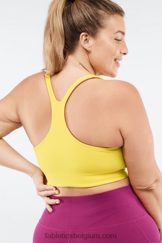 zonnebloem/zeer bes vrouwen simone sculptknit omkeerbare sportbeha Fabletics LH20J1865
