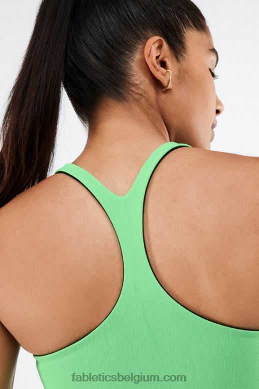 zwart/lenteblad vrouwen simone sculptknit omkeerbare sportbeha Fabletics LH20J1863