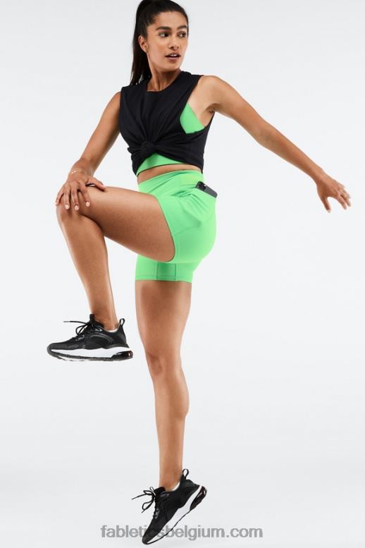 zwart/lenteblad vrouwen simone sculptknit omkeerbare sportbeha Fabletics LH20J1863