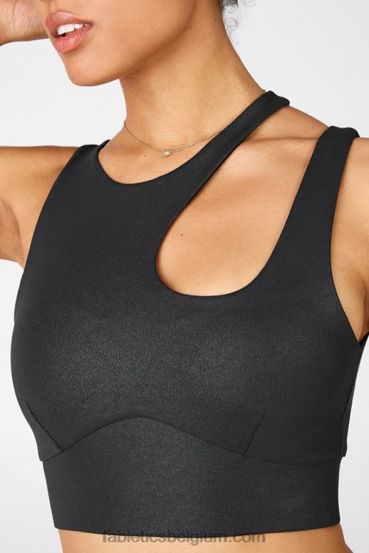 zwarte luchtspiegeling vrouwen callie medium impact sportbeha Fabletics LH20J1933