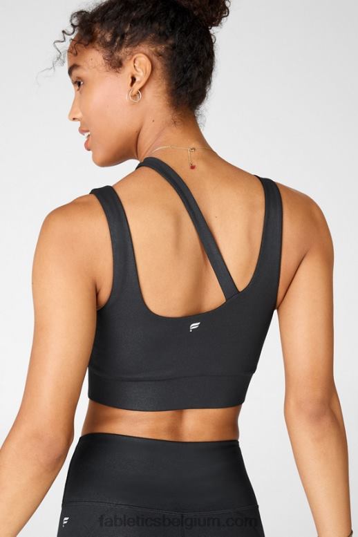 zwarte luchtspiegeling vrouwen callie medium impact sportbeha Fabletics LH20J1933