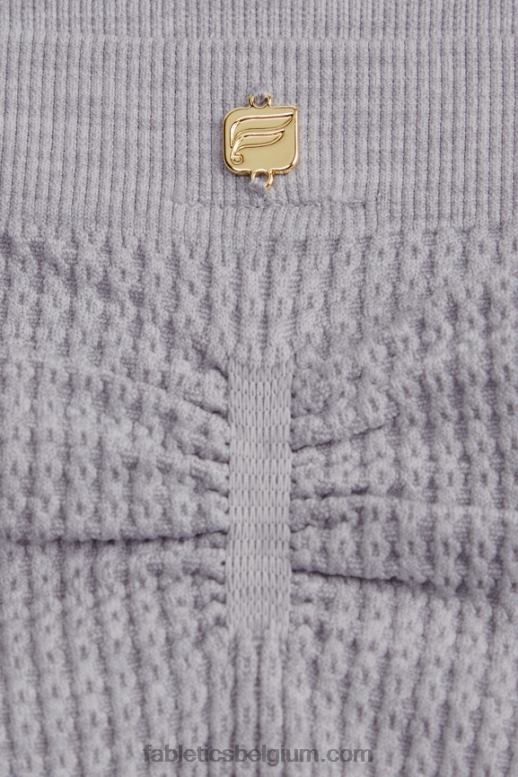 klassieke grijze heide vrouwen kabel gebreide slip Fabletics LH20J2821