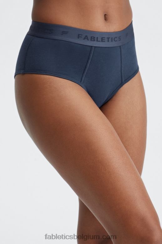 klassieke marine vrouwen 24-7 slip met hoge taille Fabletics LH20J2871
