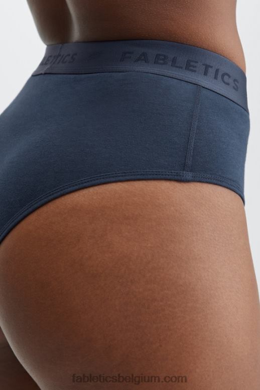 klassieke marine vrouwen 24-7 slip met hoge taille Fabletics LH20J2871