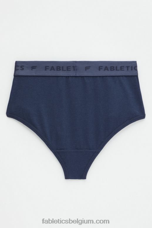 klassieke marine vrouwen 24-7 slip met hoge taille Fabletics LH20J2871