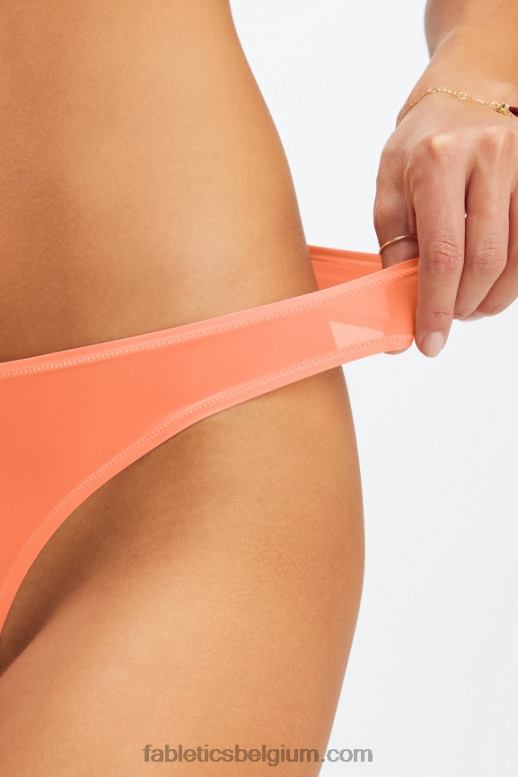 koraal vrouwen fijn aanvoelende string Fabletics LH20J2845