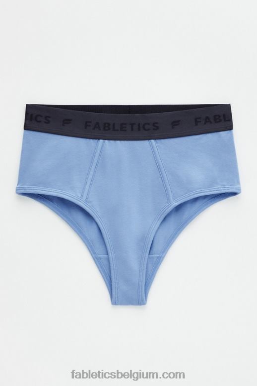 nederlands blauw vrouwen 24-7 slip met hoge taille Fabletics LH20J2872