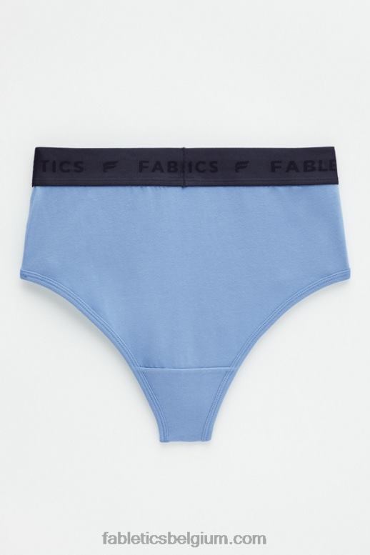 nederlands blauw vrouwen 24-7 slip met hoge taille Fabletics LH20J2872