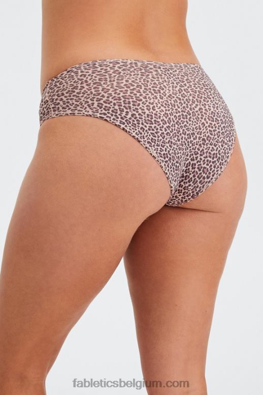 stoffige rozetluipaardvlek vrouwen fine touch klassieke slip Fabletics LH20J2834