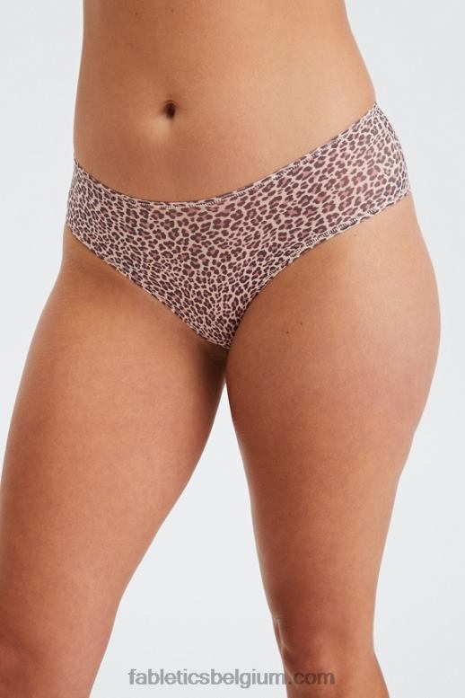 stoffige rozetluipaardvlek vrouwen fine touch klassieke slip Fabletics LH20J2834