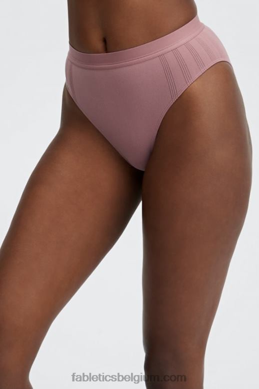 terra roze vrouwen hoog getailleerde sculptknit slip Fabletics LH20J2856