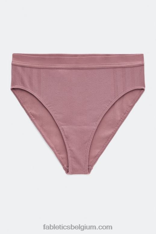 terra roze vrouwen hoog getailleerde sculptknit slip Fabletics LH20J2856