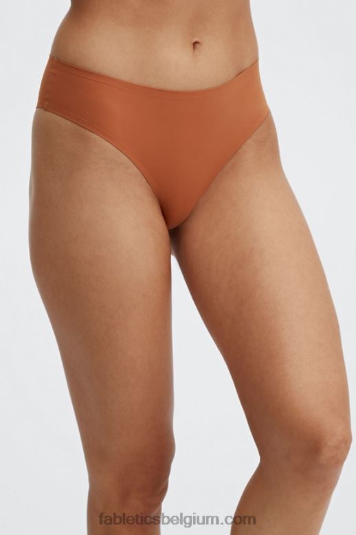 verbrande baksteen vrouwen aiko hi-cut brutale bonded slip Fabletics LH20J2904