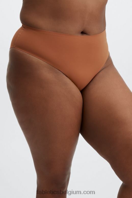 verbrande baksteen vrouwen aiko hi-cut brutale bonded slip Fabletics LH20J2905