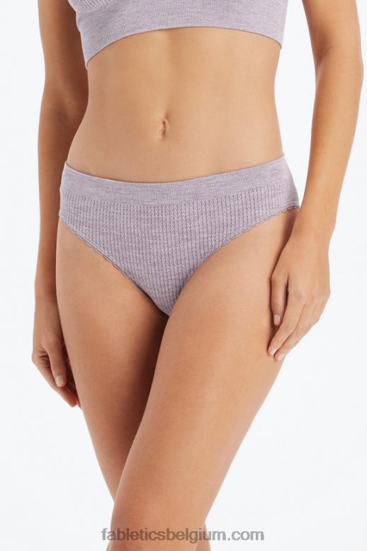 vervaagde pruimenheide vrouwen kabel gebreide slip Fabletics LH20J2820