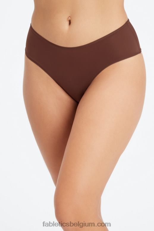 zadelbruin vrouwen fine touch klassieke slip Fabletics LH20J2836