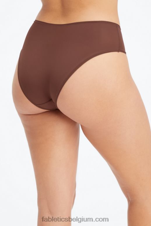 zadelbruin vrouwen fine touch klassieke slip Fabletics LH20J2836