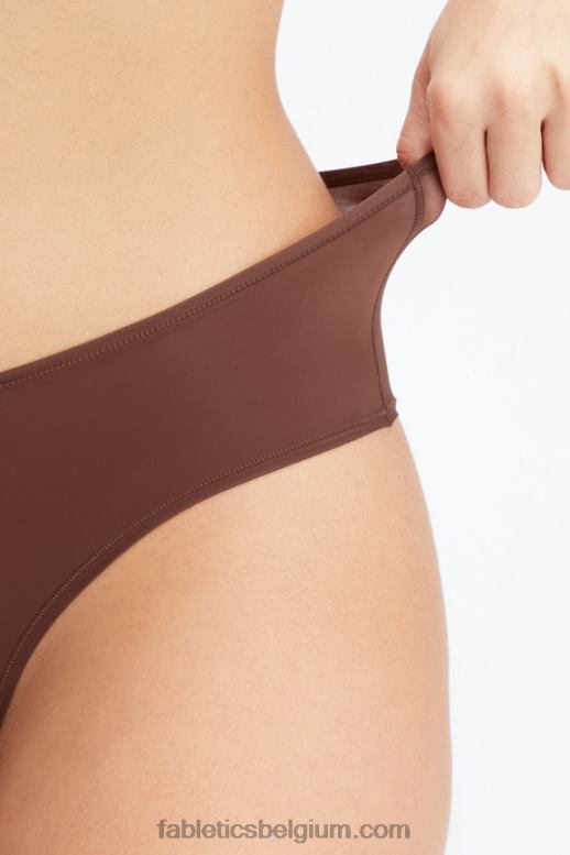 zadelbruin vrouwen fine touch klassieke slip Fabletics LH20J2836