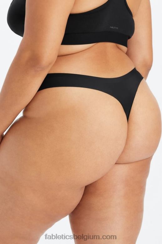 zwart vrouwen de no-show string Fabletics LH20J2824