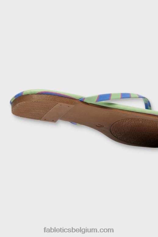 resort streep print vrouwen slip-on sandaal Fabletics LH20J2935