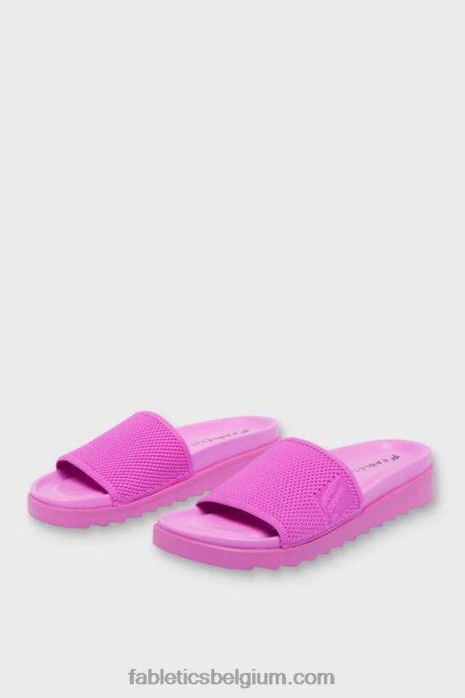 roze escape gerecycled actief breisel vrouwen schuif sandaal Fabletics LH20J2930