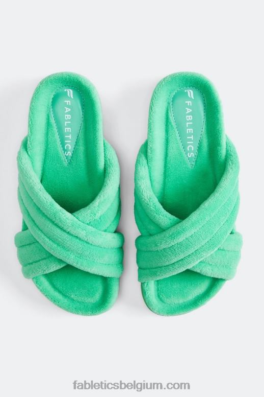 tropisch water vrouwen badstof kriskras glijbaan Fabletics LH20J2959