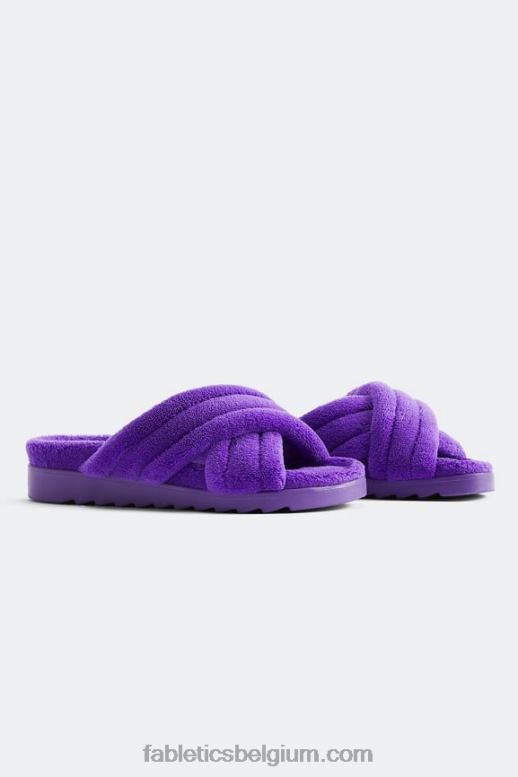 wilde blauweregen vrouwen badstof kriskras glijbaan Fabletics LH20J2961