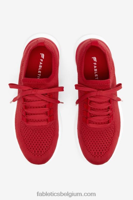 klassiek rood vrouwen de alledaagse sneaker Fabletics LH20J2942