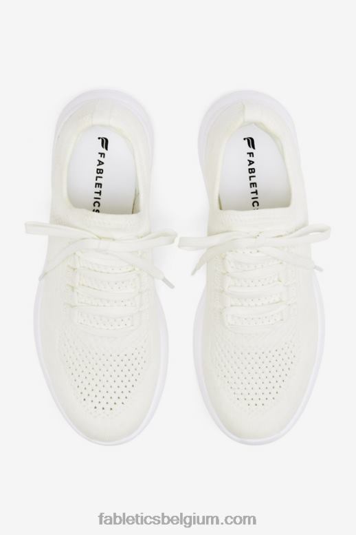 wit vrouwen de alledaagse sneaker Fabletics LH20J2941