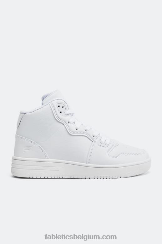 wit vrouwen hoge lifestyle-sneaker Fabletics LH20J2944