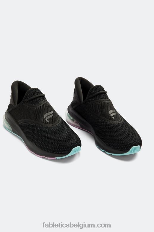 zwart/multi vrouwen instapper performance sneaker Fabletics LH20J2953