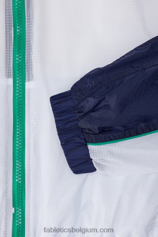 collegiaal marineblauw/klassiek wit/grafisch vrouwen payton geweven jas Fabletics LH20J2755
