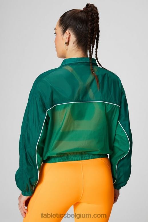 diepe cipres/multi/ombre sport vrouwen payton geweven jas Fabletics LH20J2757