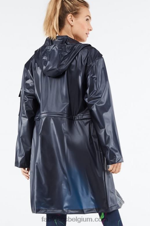 diepe marine vrouwen kenna converteerbare jas Fabletics LH20J2802