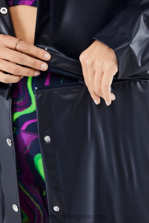 diepe marine vrouwen kenna converteerbare jas Fabletics LH20J2802
