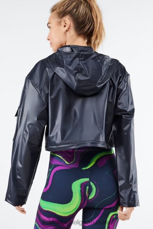 diepe marine vrouwen kenna converteerbare jas Fabletics LH20J2802